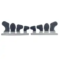 Languettes adhésives rbCarbon noir taille 5 Plus