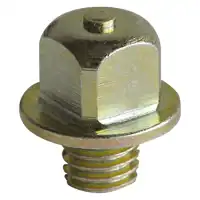 Screw-in stud M8 with flange 14mm