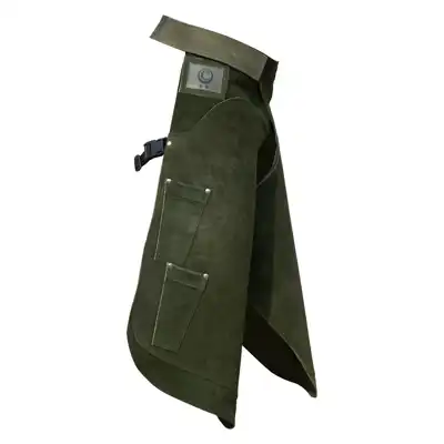 Apron Fusion leather green_3