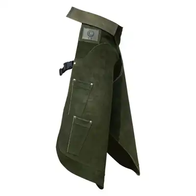 Apron Fusion leather green_3