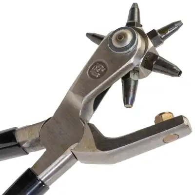 Revolving Punch Pliers hand forged_5