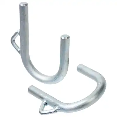 Set of front leg hooks stainless steel_1