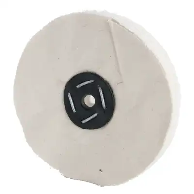 Roue de polissage blanche calicot_1