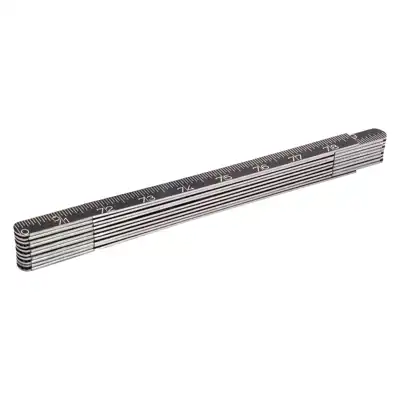 Metall-Massstab 2m schwarz_1