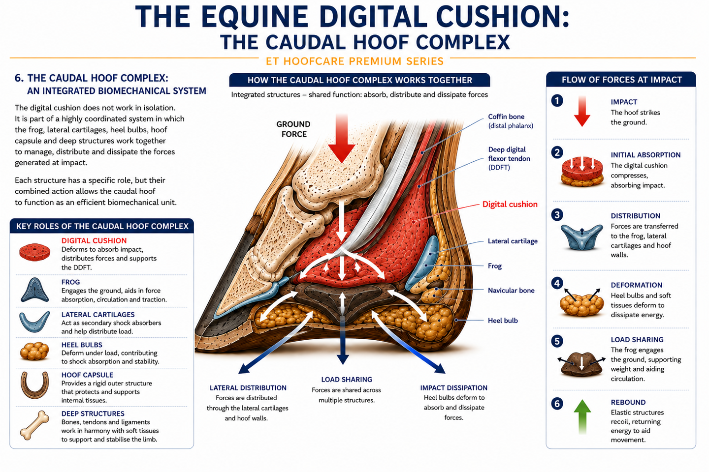 Caudal hoof complex schema