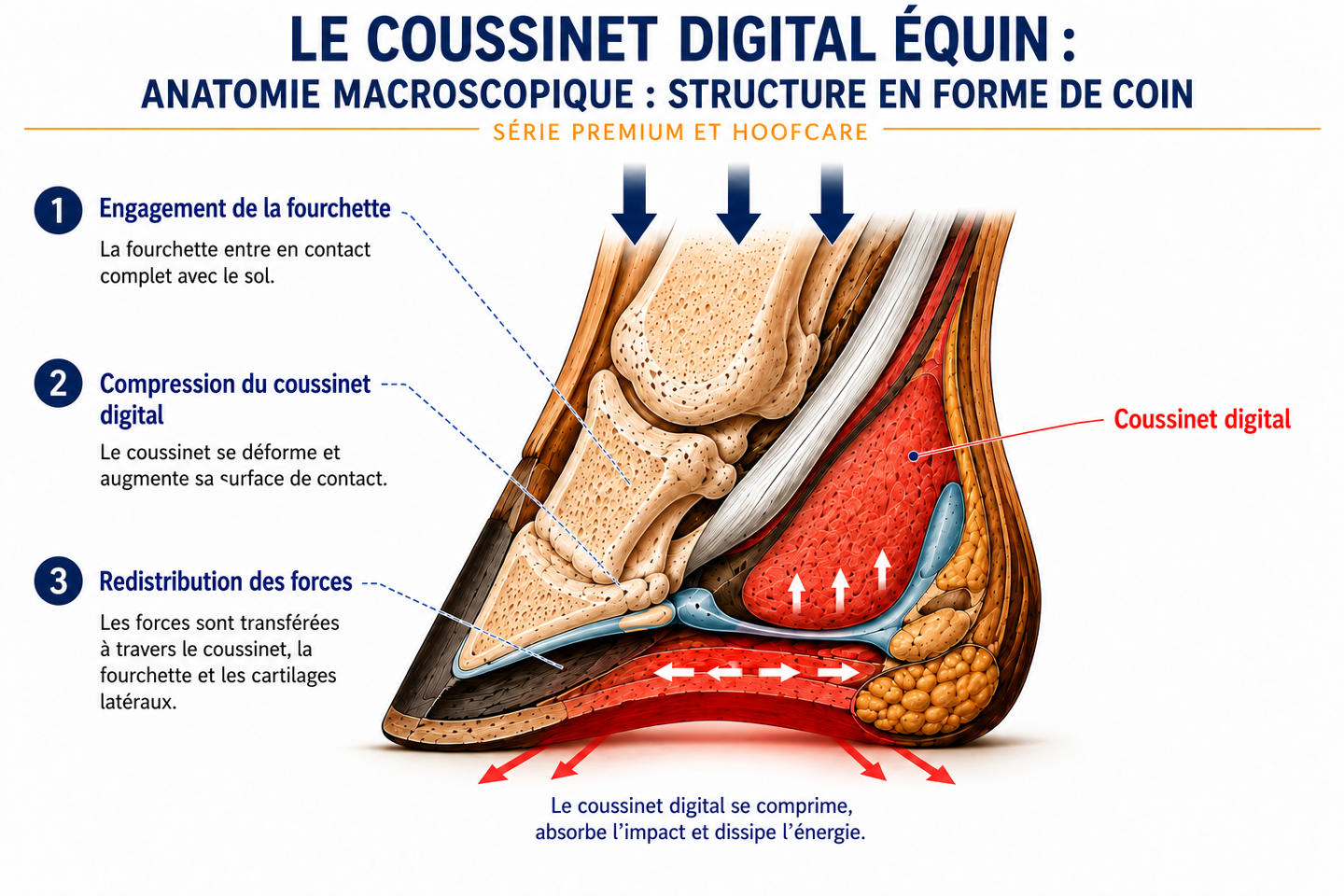 Anatomie macroscopique : structure en cœur